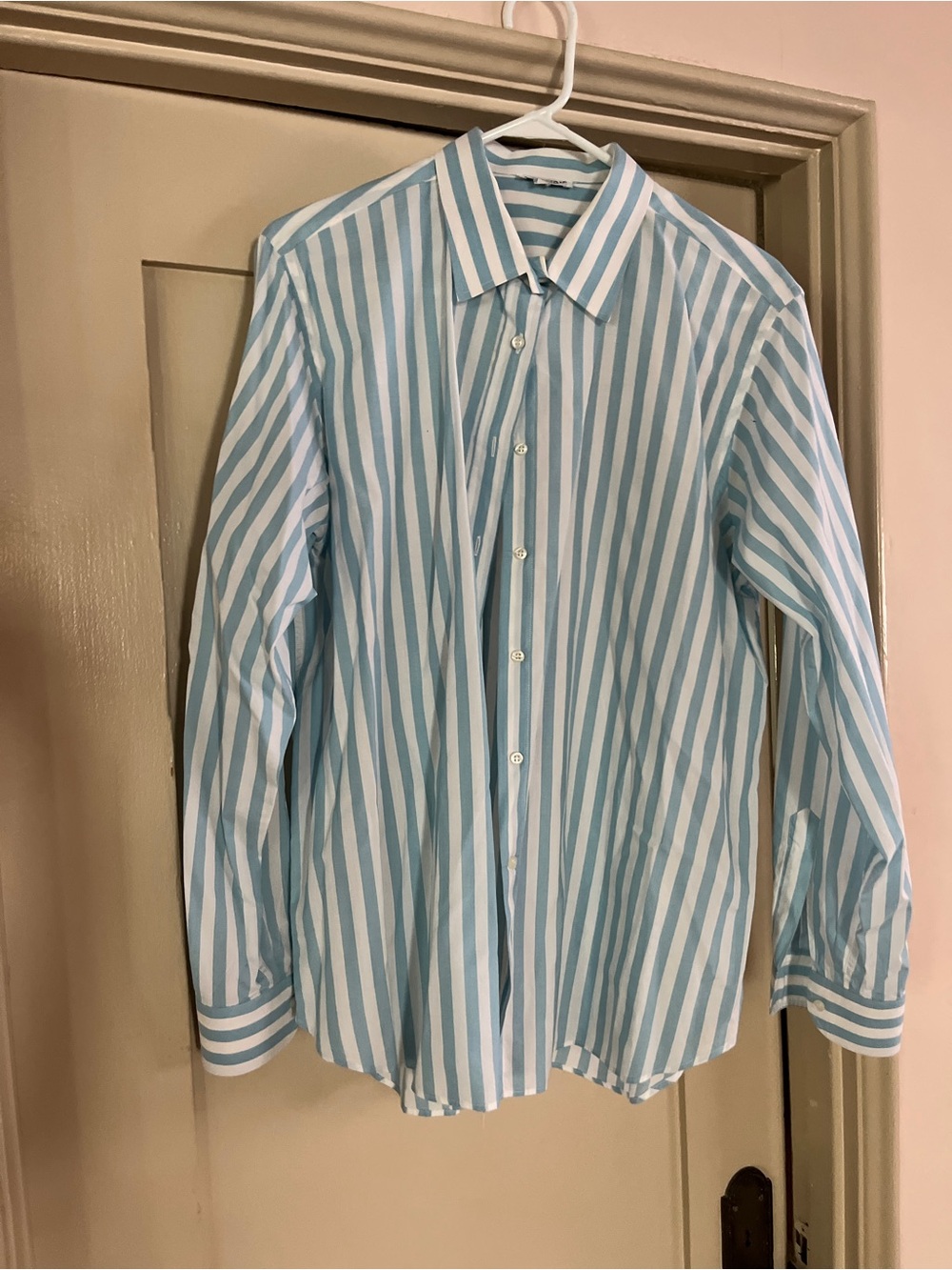 Classic Schostal Roma Summer-weight Striped Button-Up Shirt